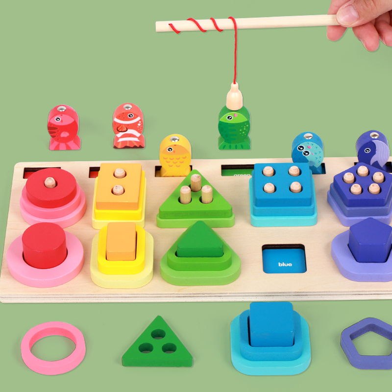 Wooden Multifunctional Toys fo - Fishing Equipment For Kids recensie en prijs