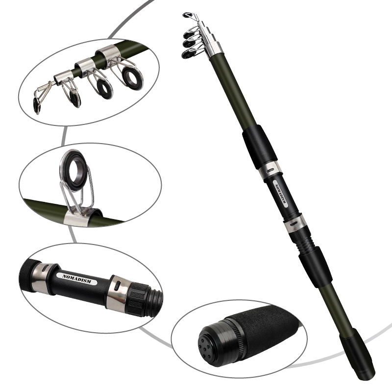 1.65m Super Lightweight Carbon - Carbon Fishing Rod recensie en prijs