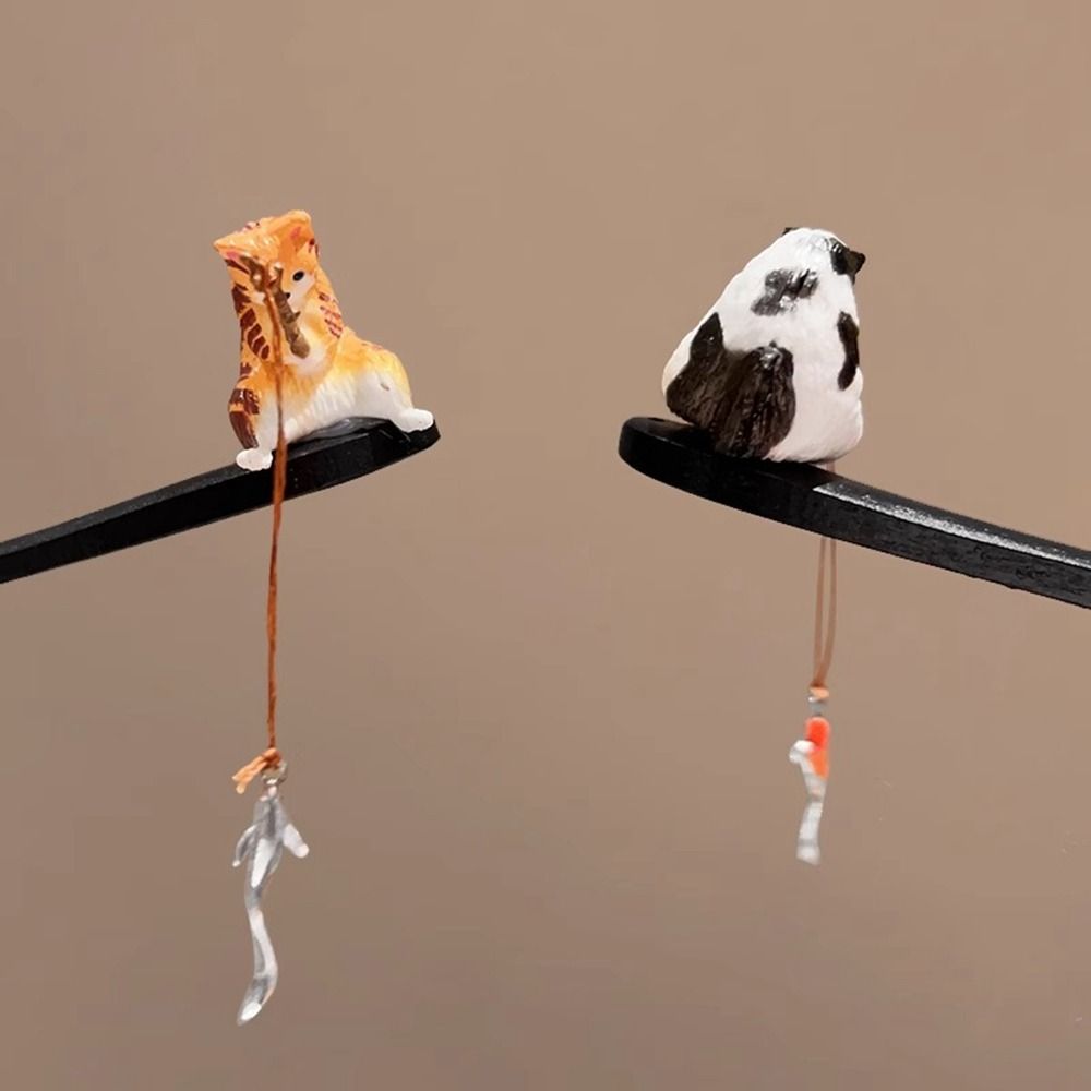 Cute Cat Fishing Wooden Hair S - Fishing Equipment For Kids recensie en prijs