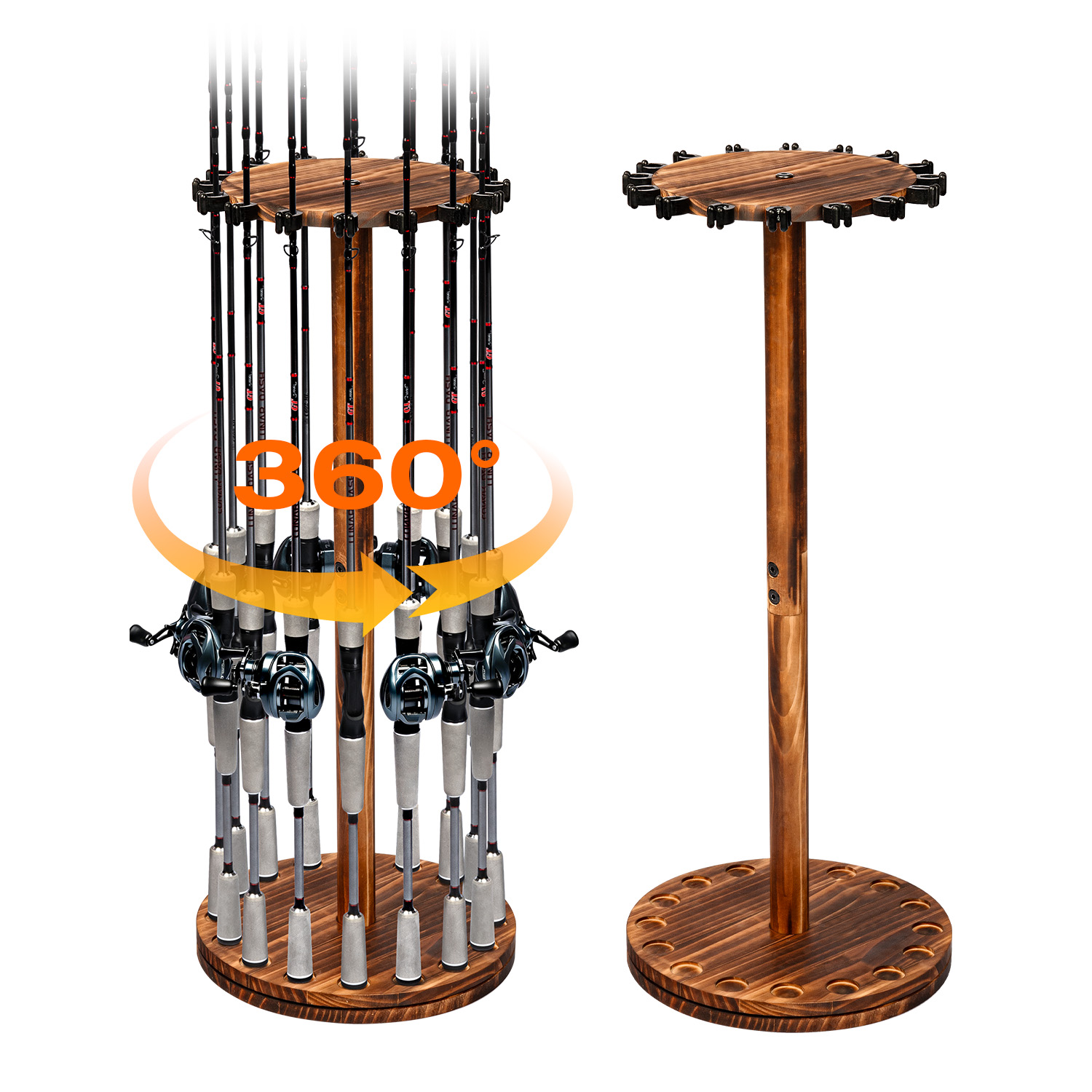 Round Carbonized Wood Fishing  - Carbon Fishing Rod recensie en prijs