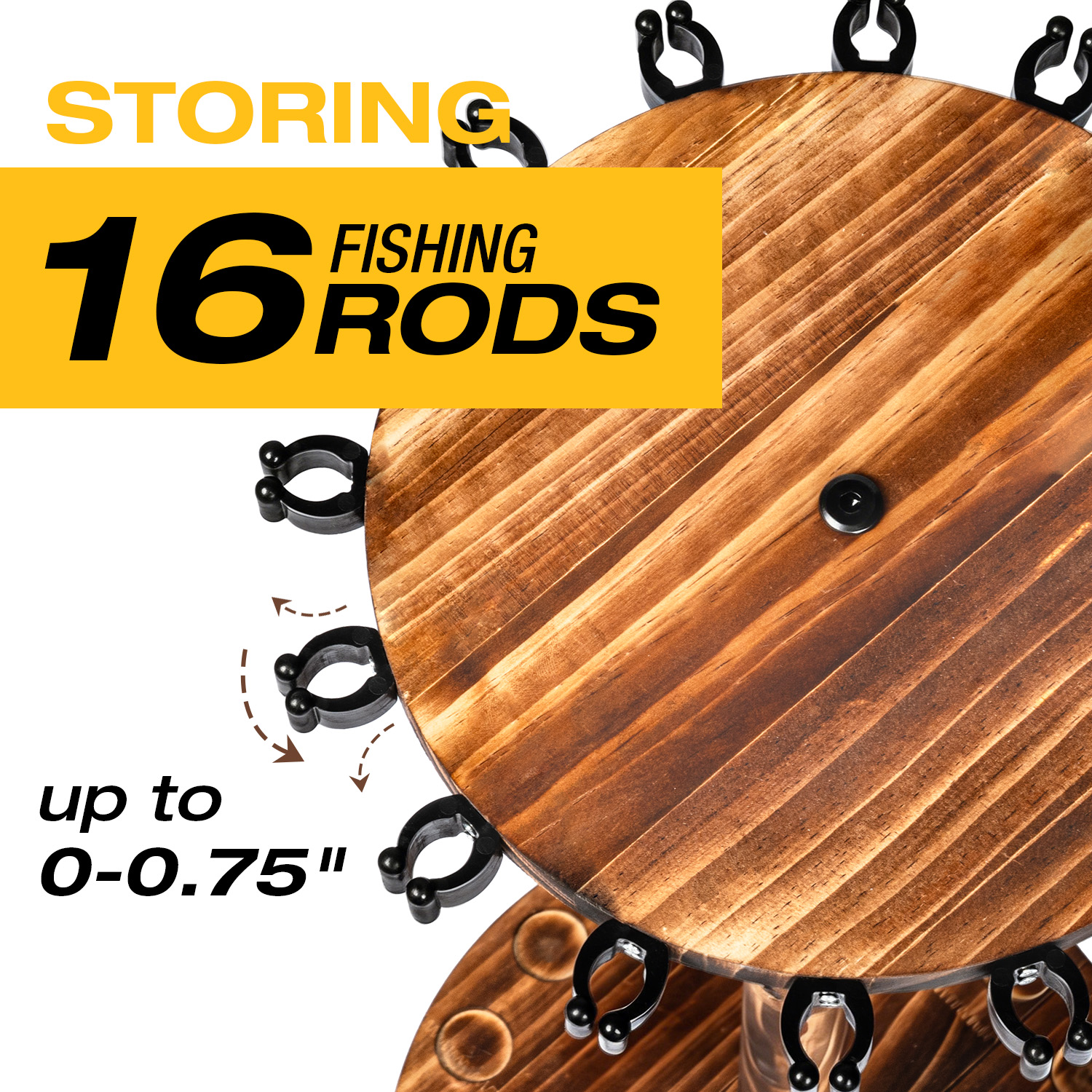 Round Carbonized Wood Fishing  - Carbon Fishing Rod recensie en prijs