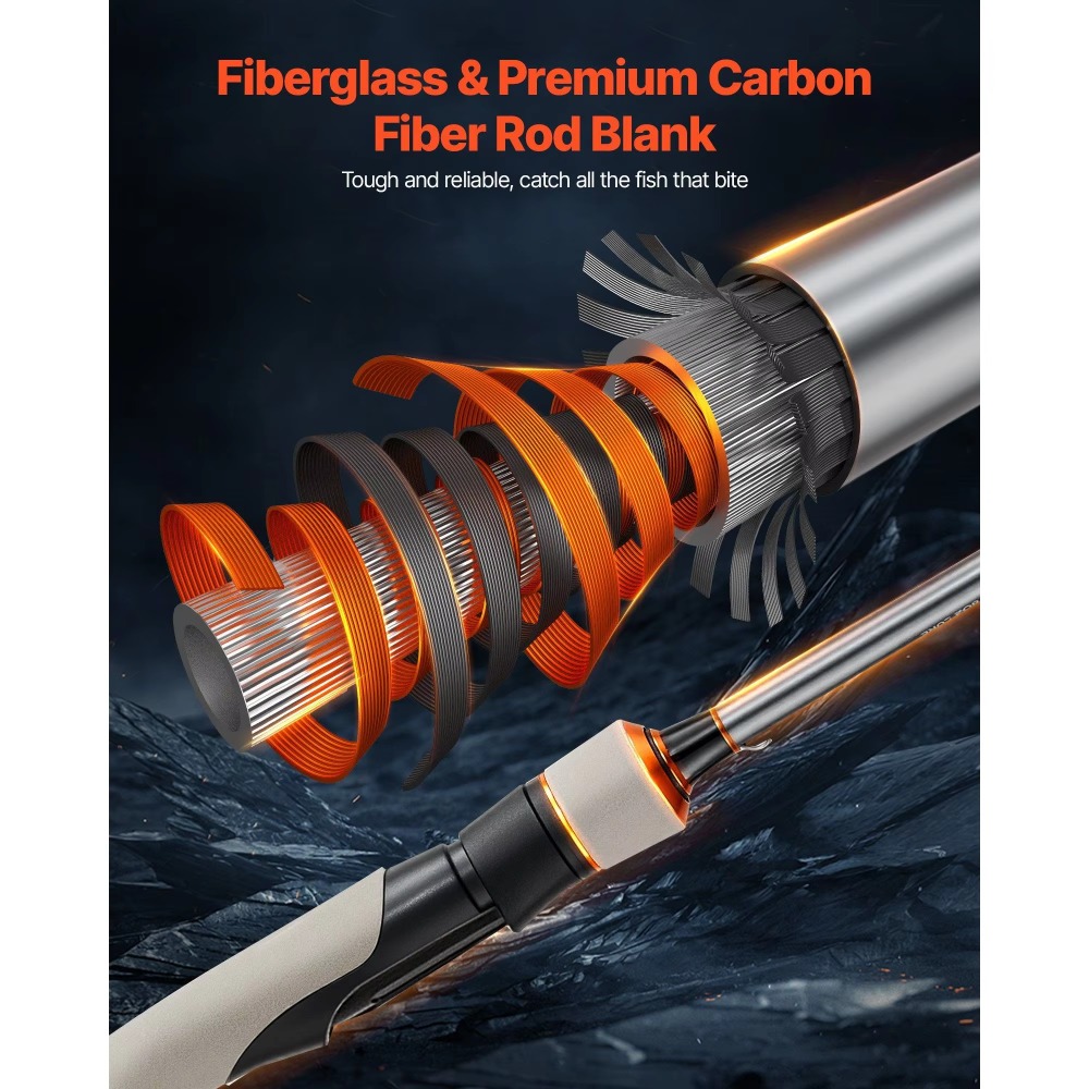 Carbon Fiber Bass Fishing Pole - Carbon Fishing Rod recensie en prijs