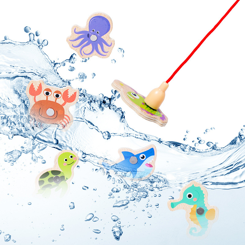 Wooden Magnetic Fishing Toys f - Fishing Equipment For Kids recensie en prijs