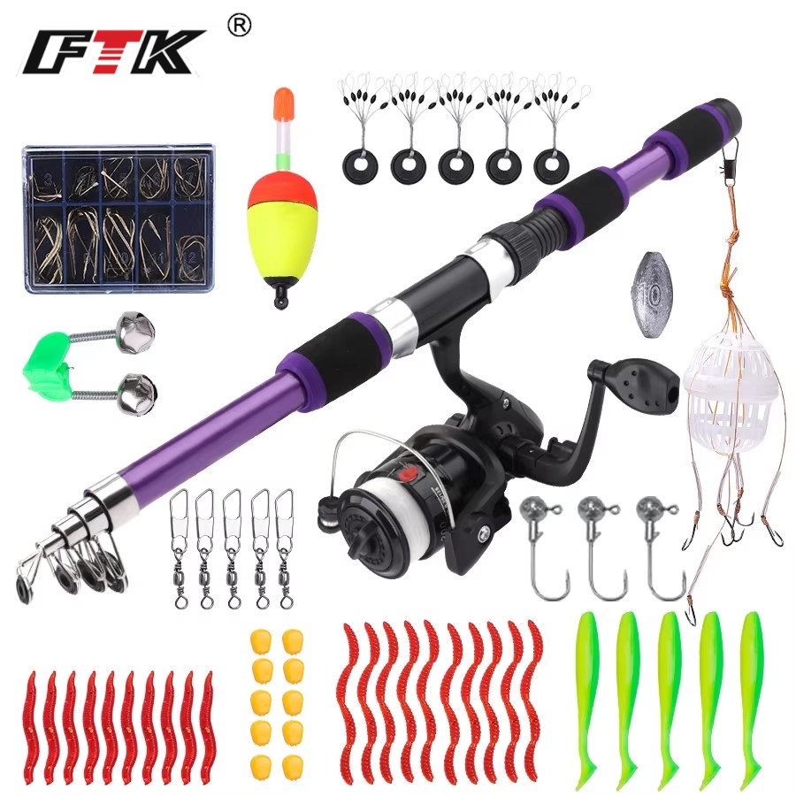 FTK 1.8M Portable Spinning Fis - Fishing Equipment For Kids recensie en prijs