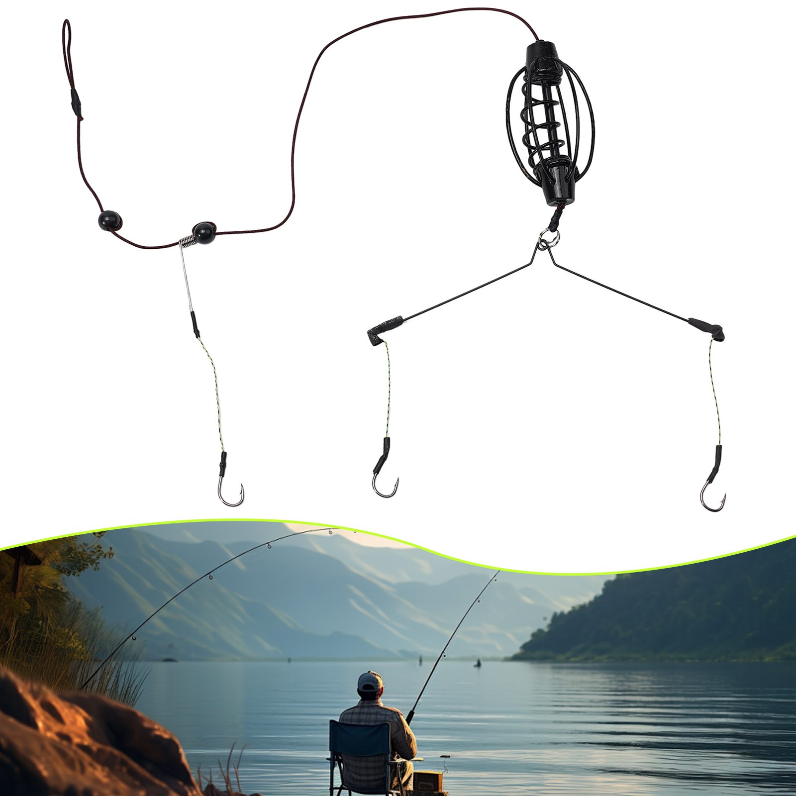 1PCS Carp Fishing Feeder Europ - Fishing Equipment Line recensie en prijs